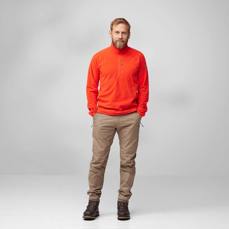 Casaca Fjallraven Ovik Lite Fleece Half Zip M Hombre Dark Navy