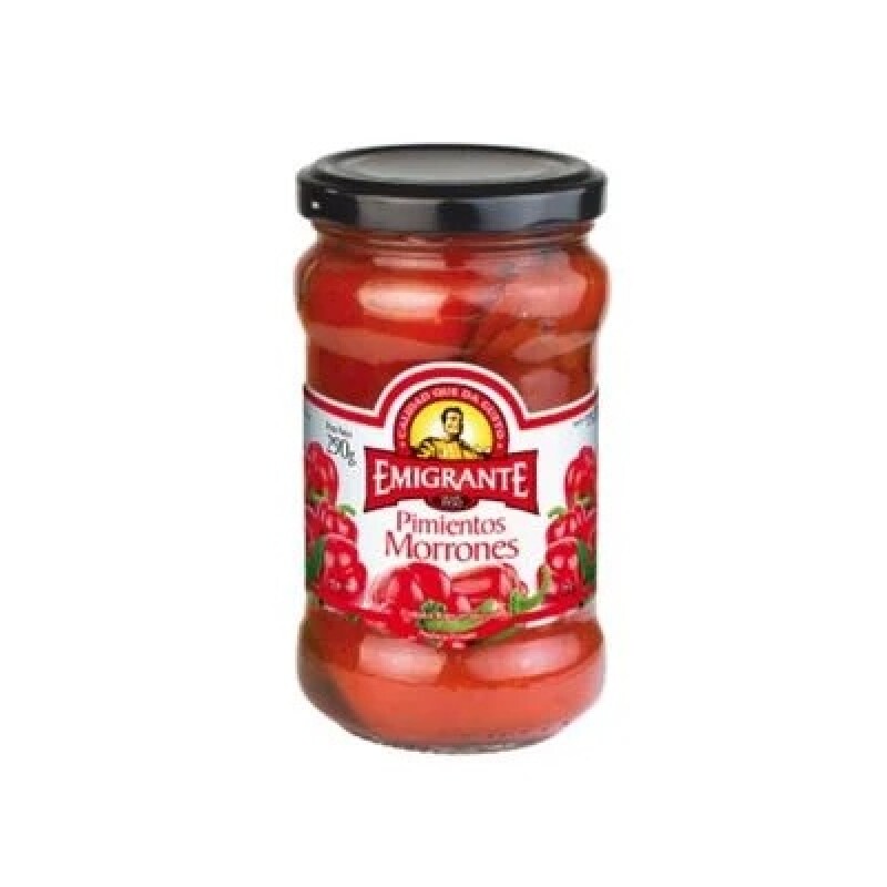 PIMIENTOS MORRONES FCO.290G EMIGRANTE Pimientos Morrones Fco.290g Emigrante