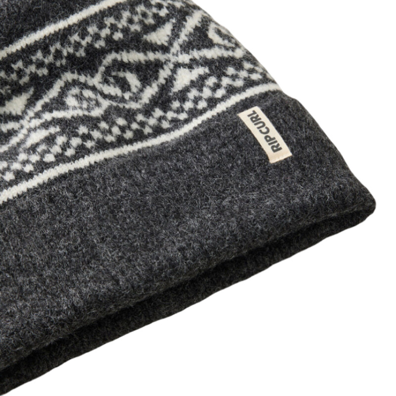 Gorro Lana Rip Curl Cosmic Kiss Jacquard Beanie - Gris Gorro Lana Rip Curl Cosmic Kiss Jacquard Beanie - Gris