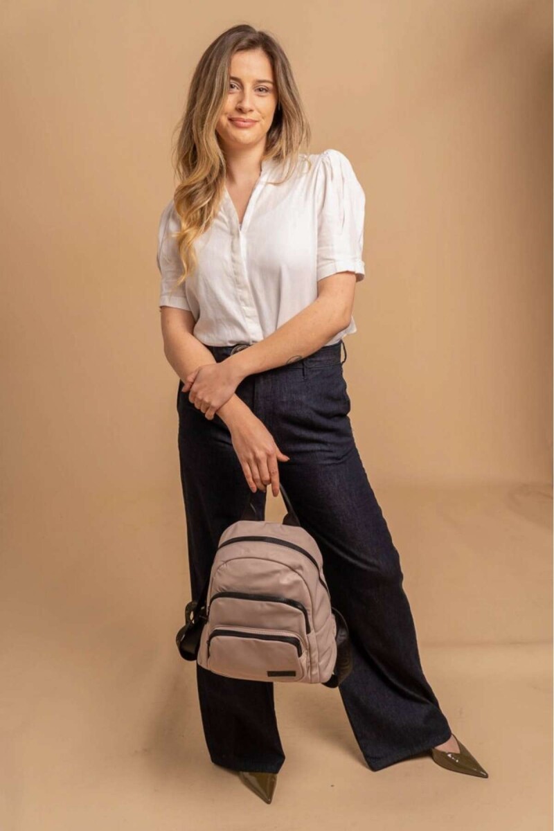 Mochila Flor De Loto - Vison 