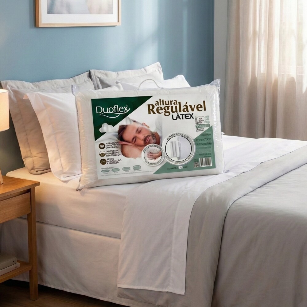 Almohada Altura Regulable Latex Duoflex - Latex Rl1103 Almohada Altura Regulable Latex Duoflex - Latex Rl1103