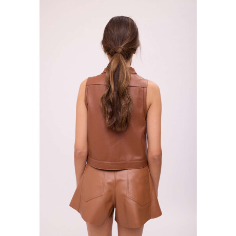 TOP JAPONA COURO Camel