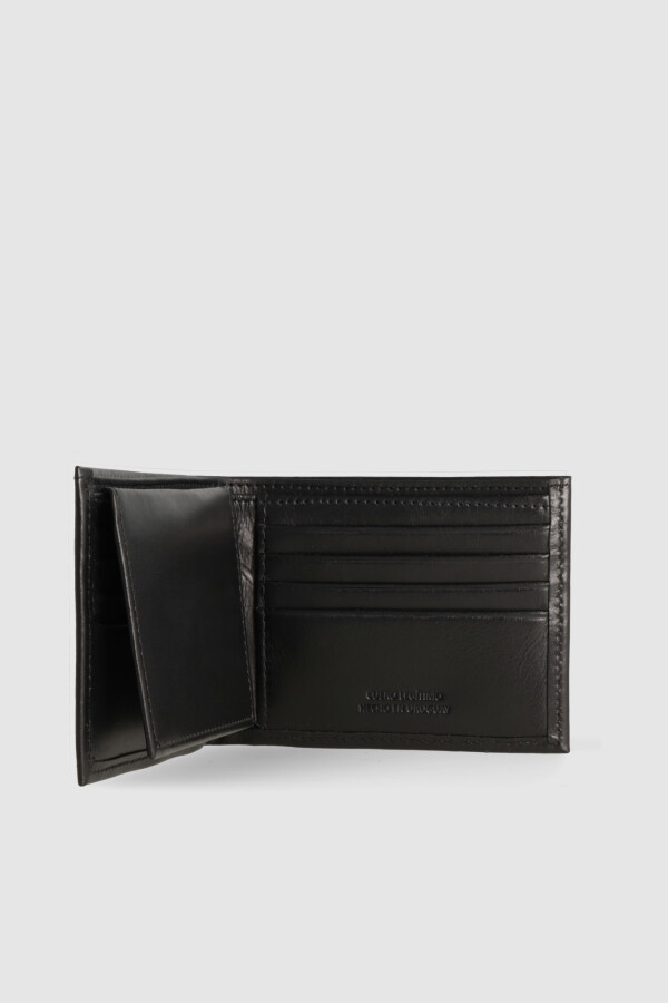 Billetera de cuero Denver Negro
