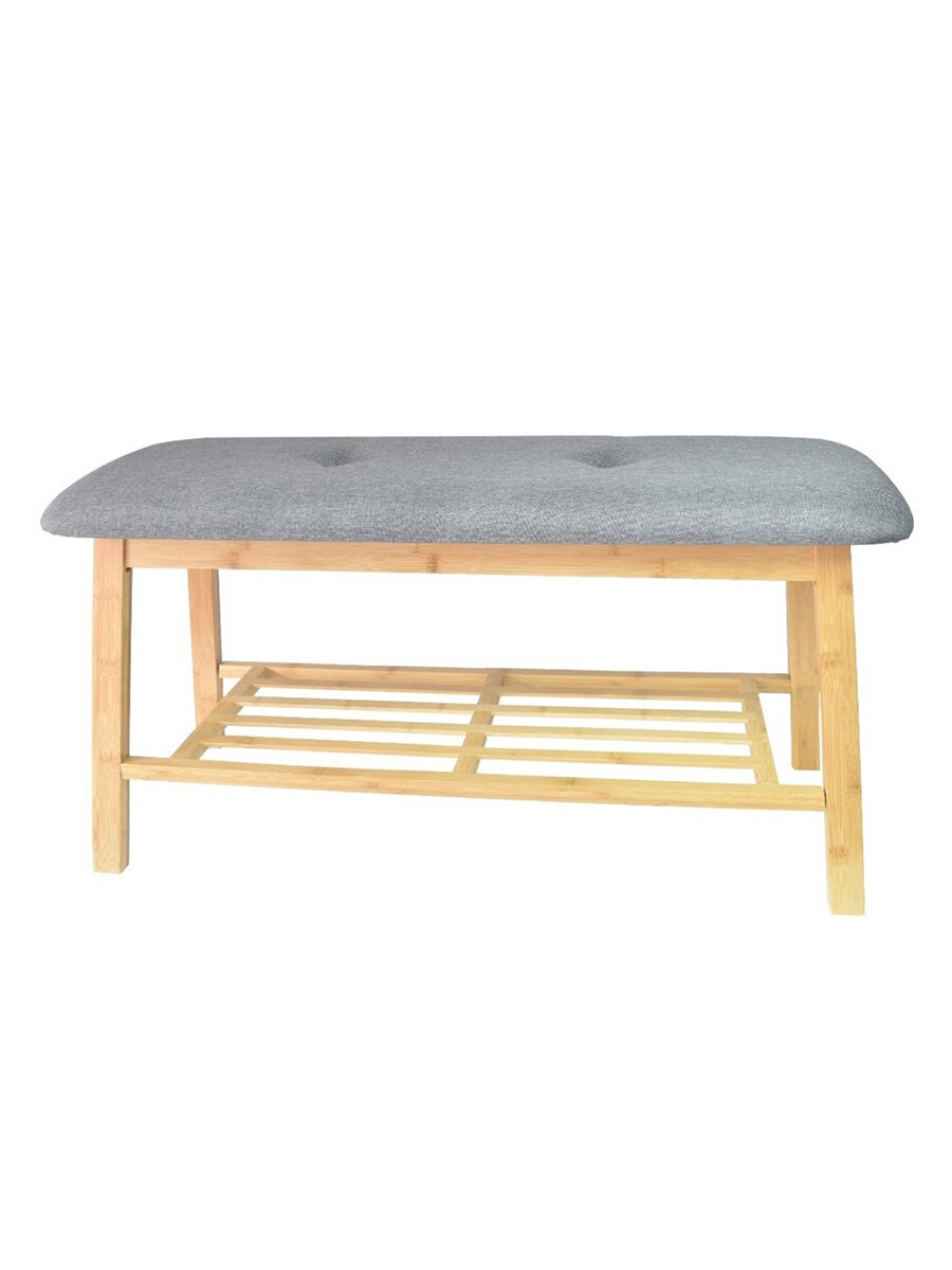BANCO PIE DE CAMA - GRIS 