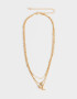 Collares Cortos De inicial Collar Corto De Inicial "l" - Dorado