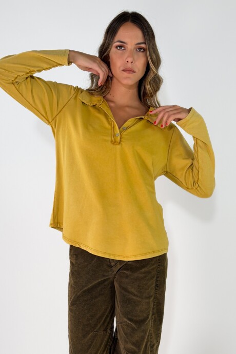 REMERA ALIRA Mostaza