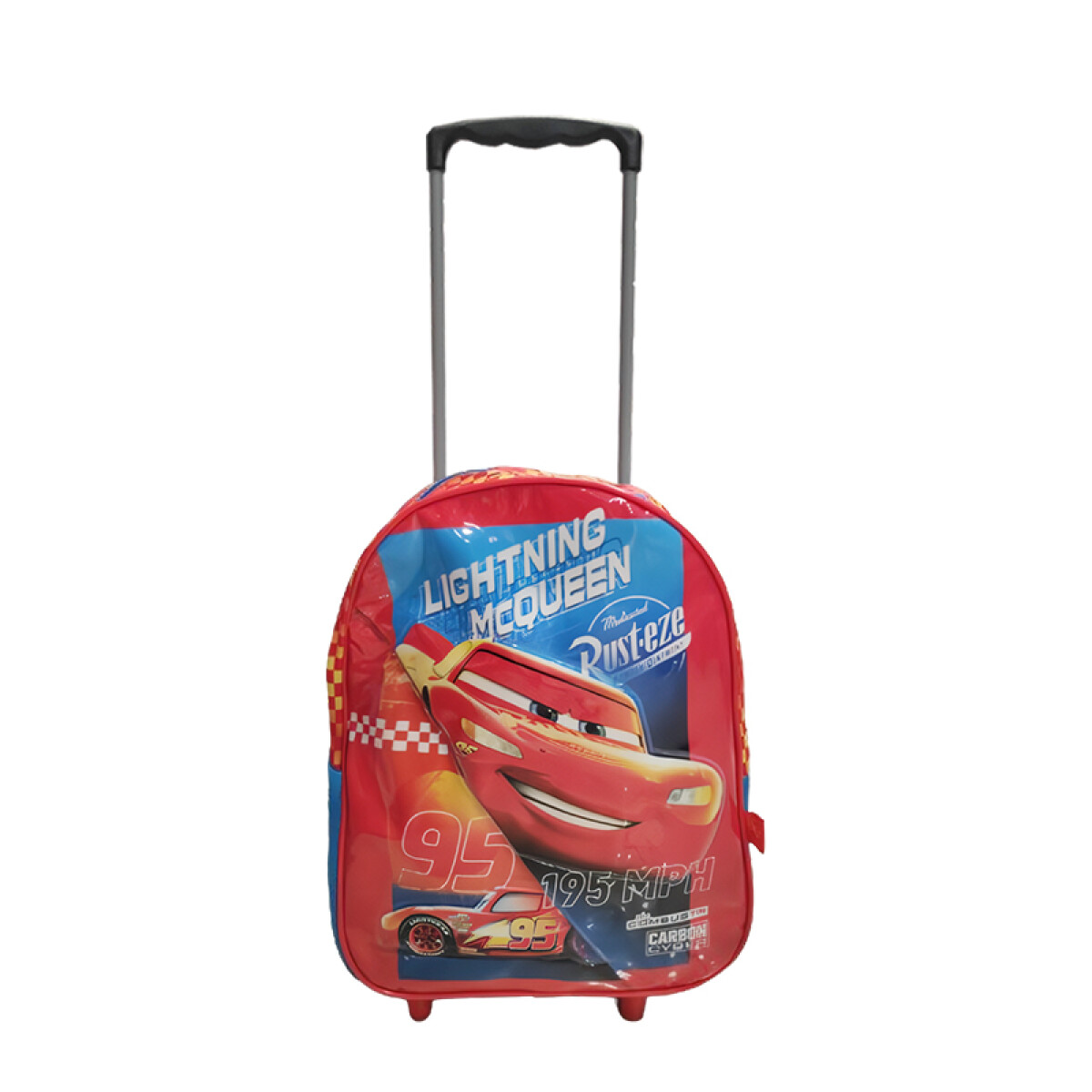 Mochila Con Carro Cars - Rojo 