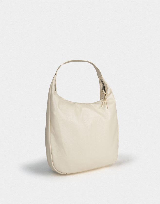 Saca Cartera Saca Negro - Blanco Crudo