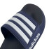 Sandalias Unisex Adidas Adilette Shower Velcro Azul - Blanco