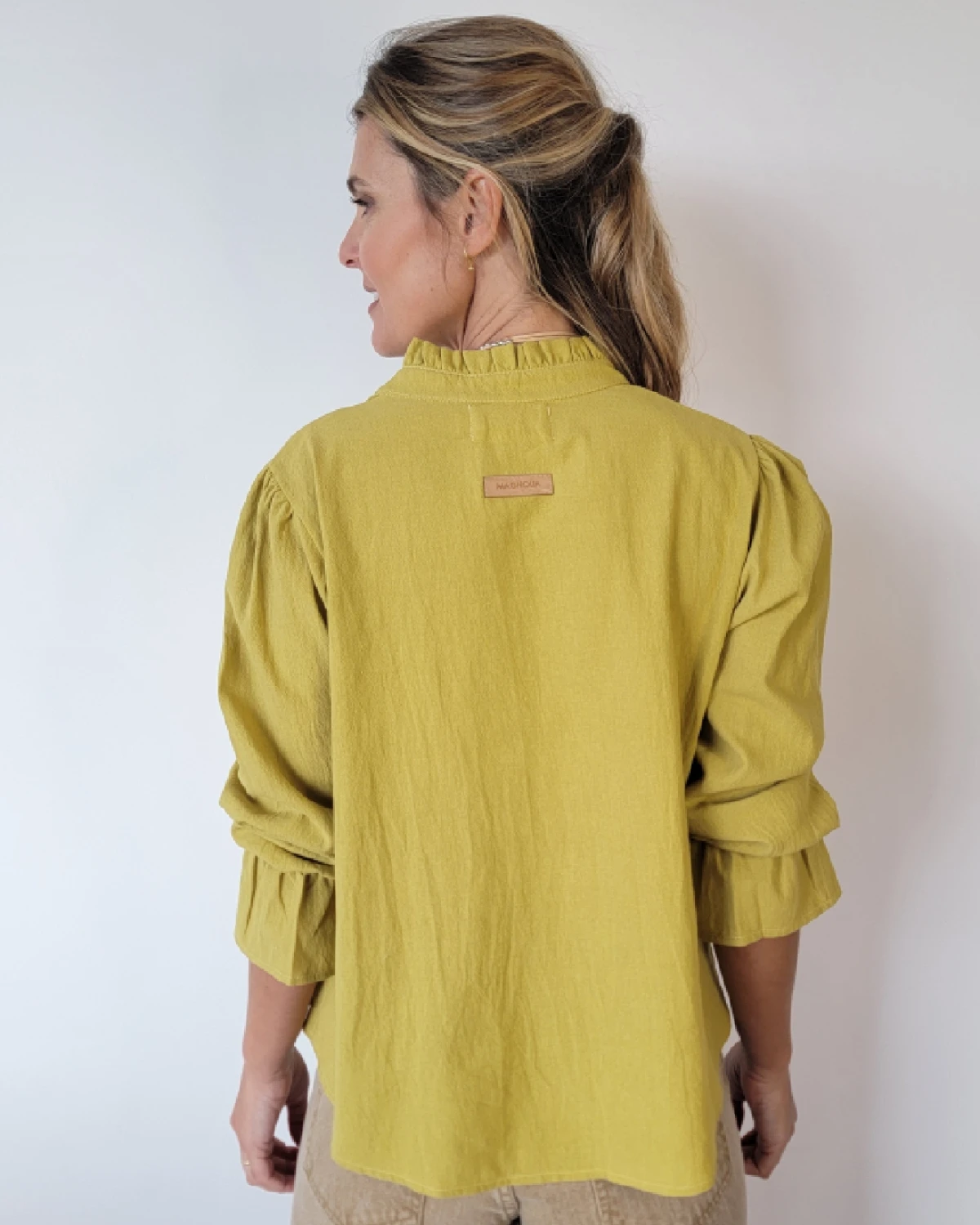 Blusa Copenhague pistacho 1