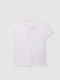 Polo Detalles Contraste Blanco