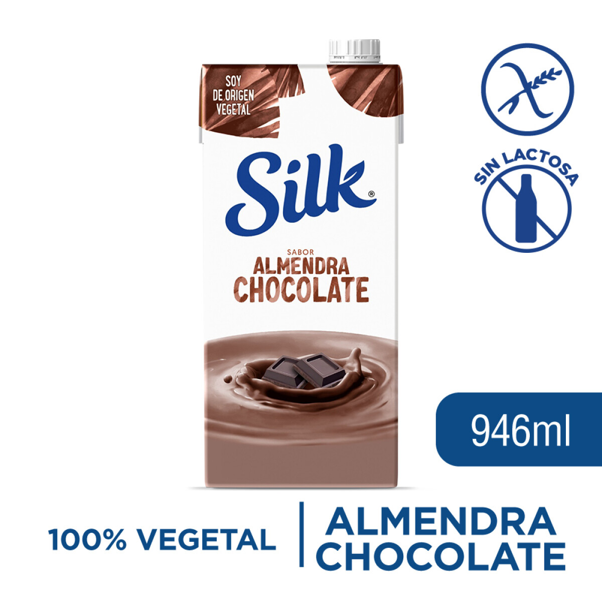 Leche Vegetal Silk Almendra Chocolate 946 ml 