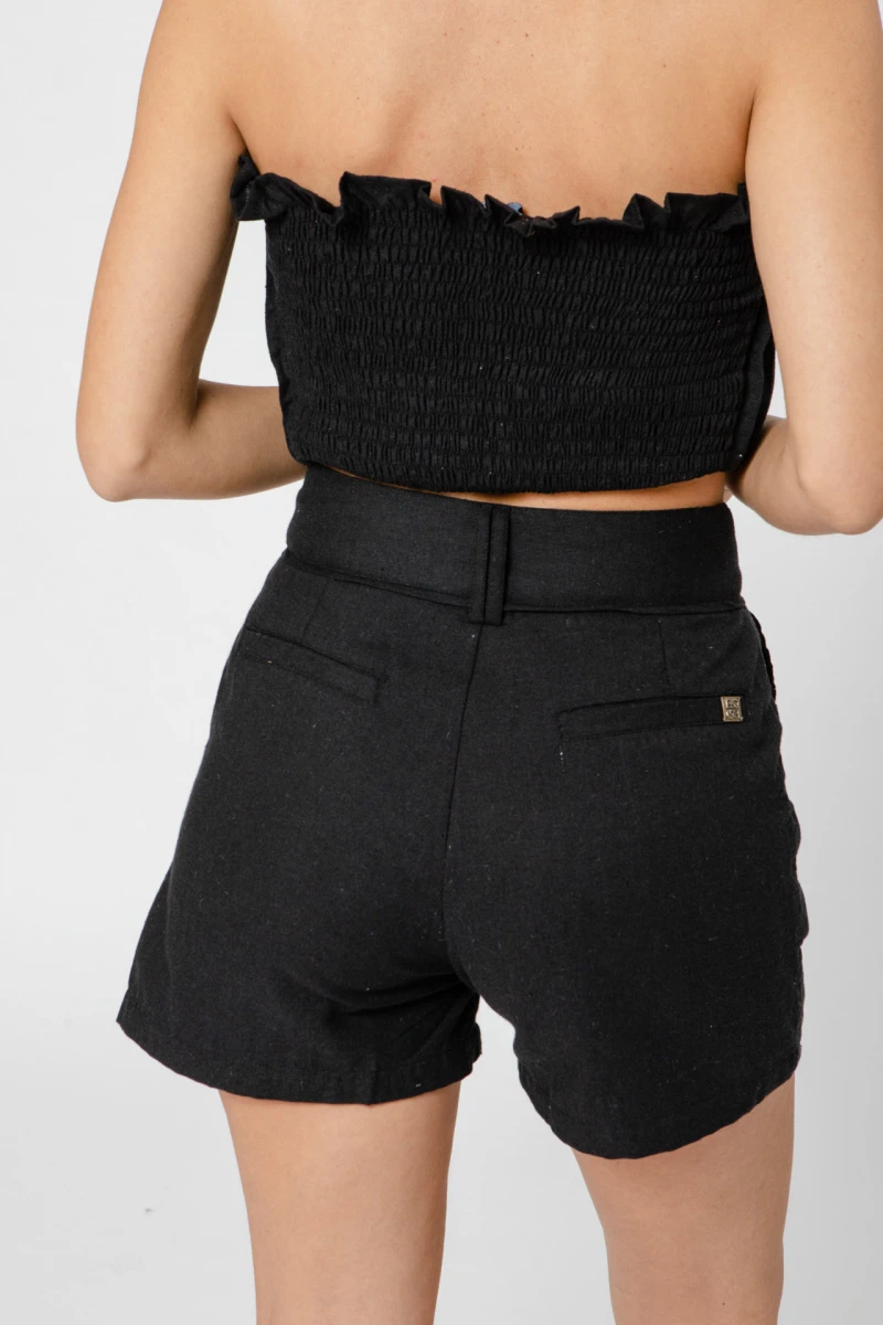 Short Blanc negro s