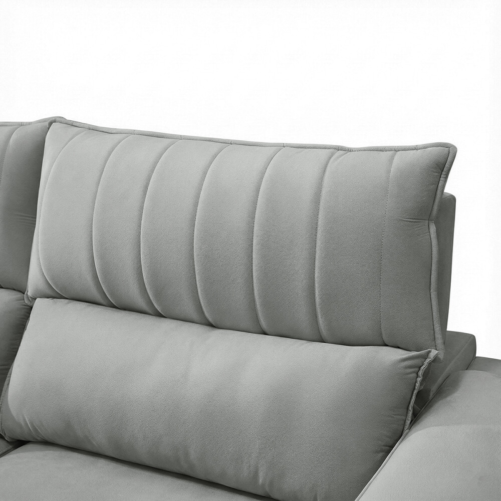 Sillón 3 cuerpos Retráctil Reclinable - Bariloche Gris