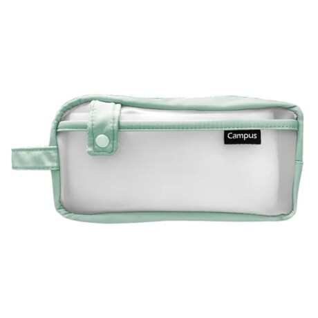 Cartuchera Campus Transparente Verde