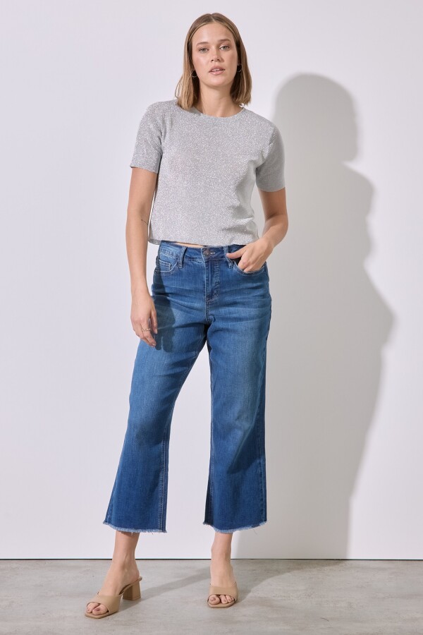 Jean Wide Crop JEAN