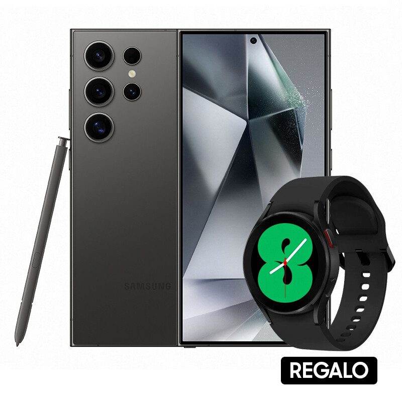 Samsung Galaxy S24 Ultra 512 GB Titanium Black + Watch4 40" de regalo