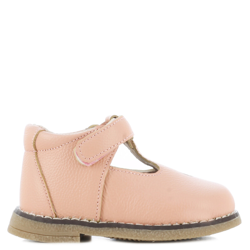 Zapato de Niña Mini Miss Carol CERSEI con velcro y calado Rosado