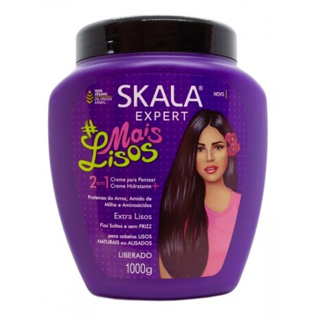 Crema tratamiento capilar Skala 1000g Mas Lisos 2 en 1