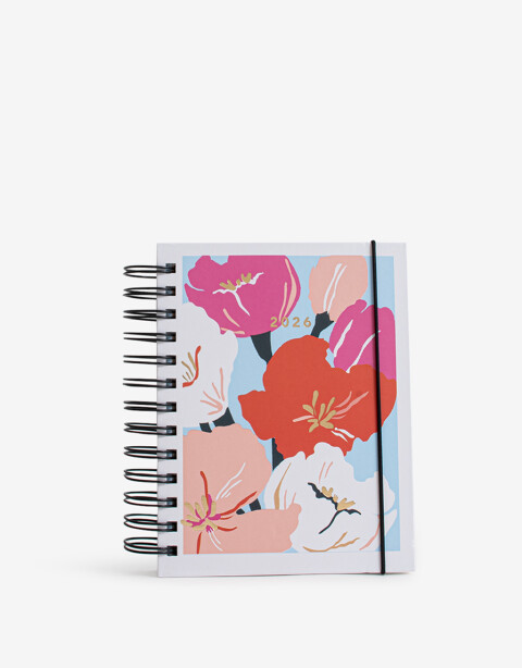 Agendas y Calendarios Agendas Agenda 2026 Diaria Flores - Combinacion Multicolor