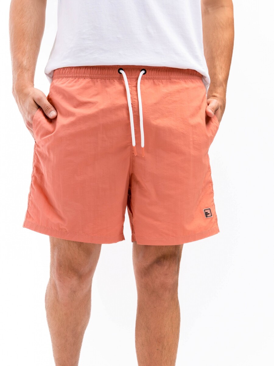 Short de Baño Taslon Buzios - Coral 