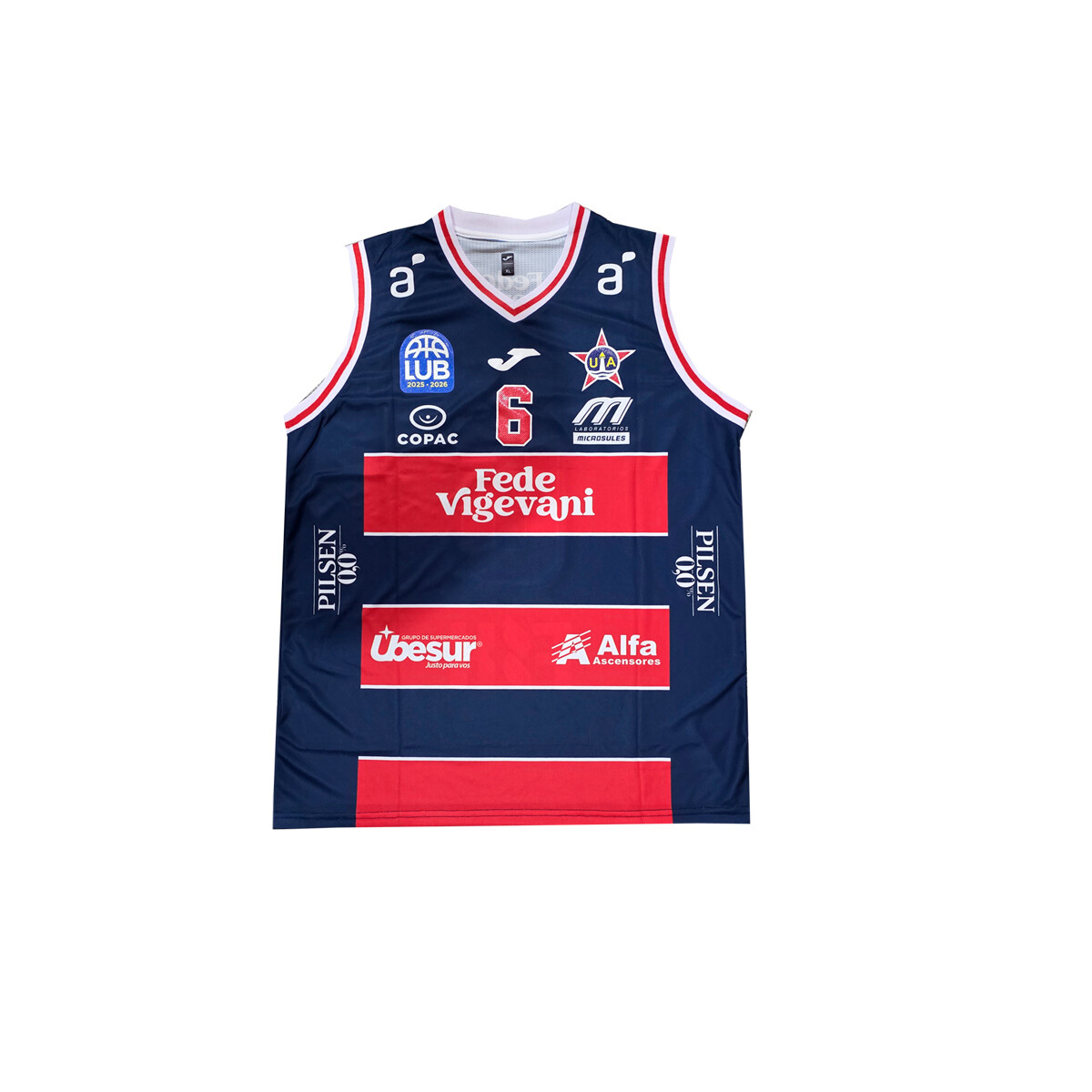 Camiseta Joma de Niño -Unión Atlética N°6- CAMISETAUA06BLUJR - BLUE 