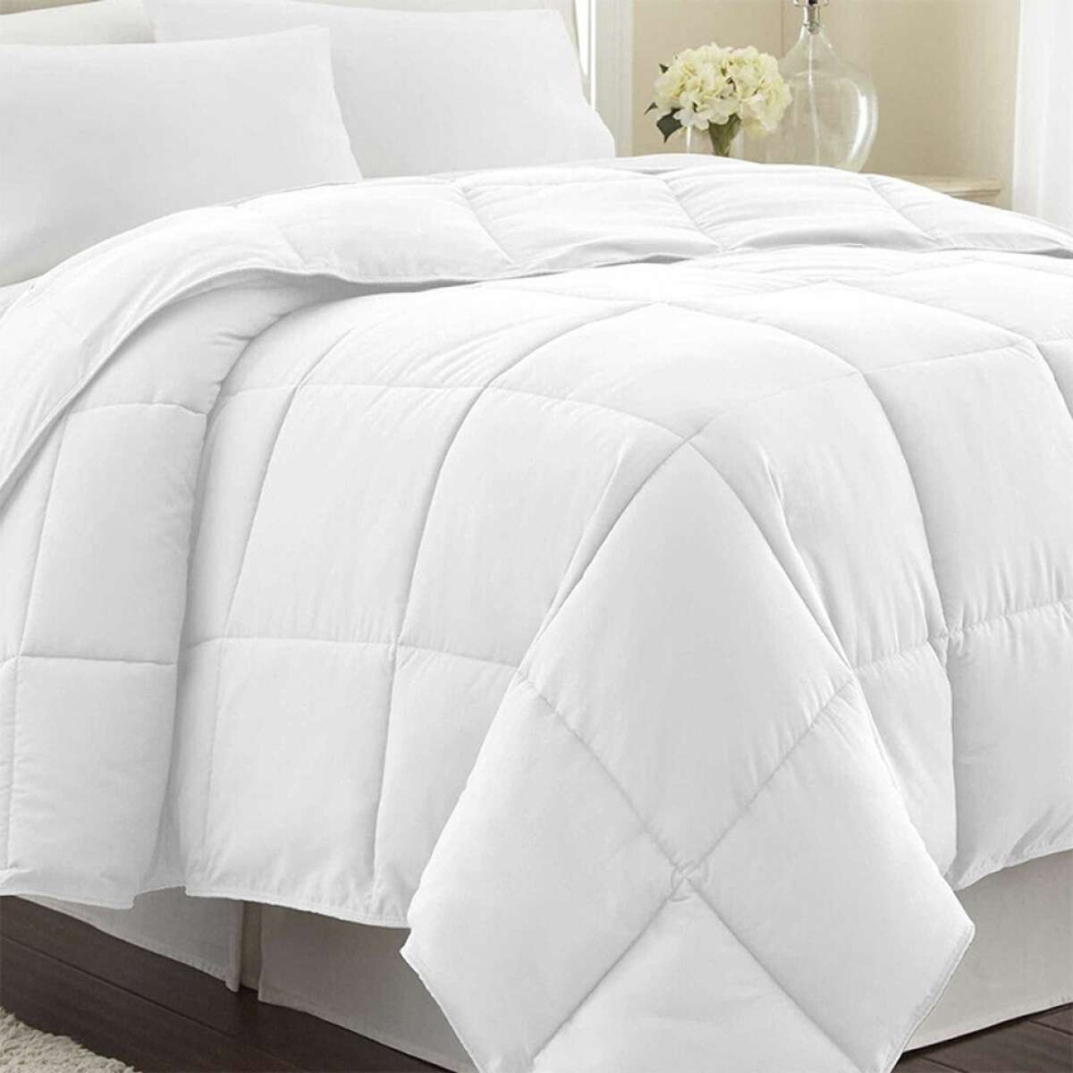 Acolchado de Plumas King Size Home Class - Blanco 