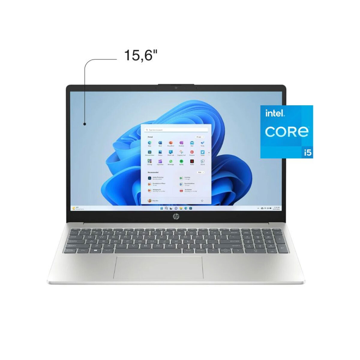 Notebook HP 15-FD0095WM I5-1235U 256GB 8GB 15.6" 