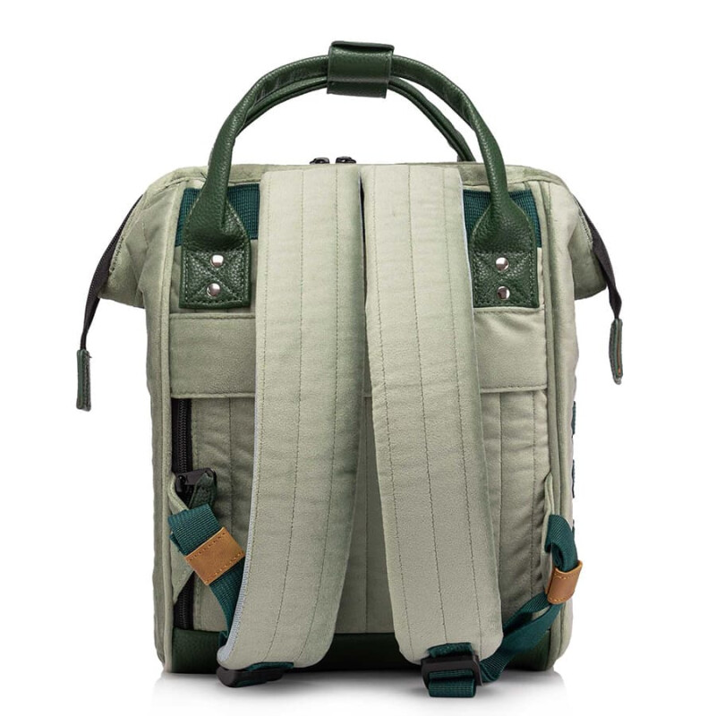Mochilas - Cabaia - Cabaia Mochila CALCUTTA S 12L de Mujer - CABA-QUIL-CA01 Gris-verde