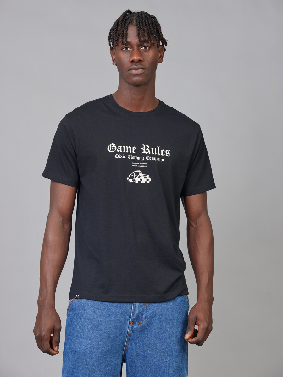 T-SHIRT MANEL DIXIE - Negro 