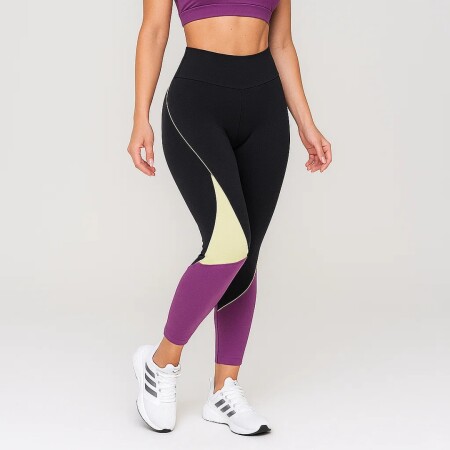 CALZA COMBINADA MICROFITNESS NEGRO