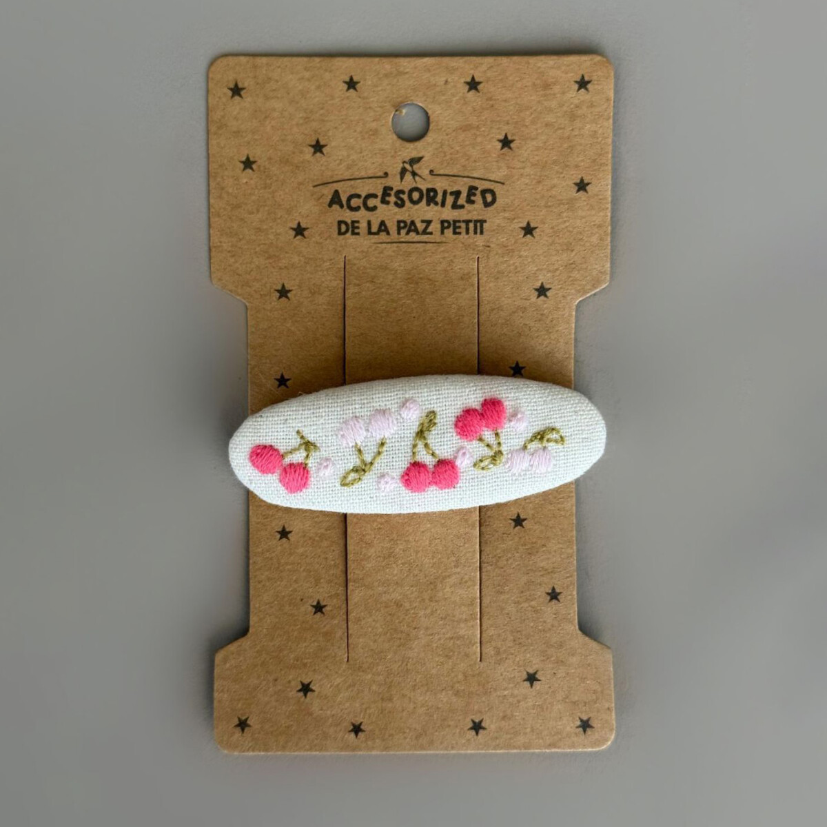 Broche Bordado - Tic Tac 