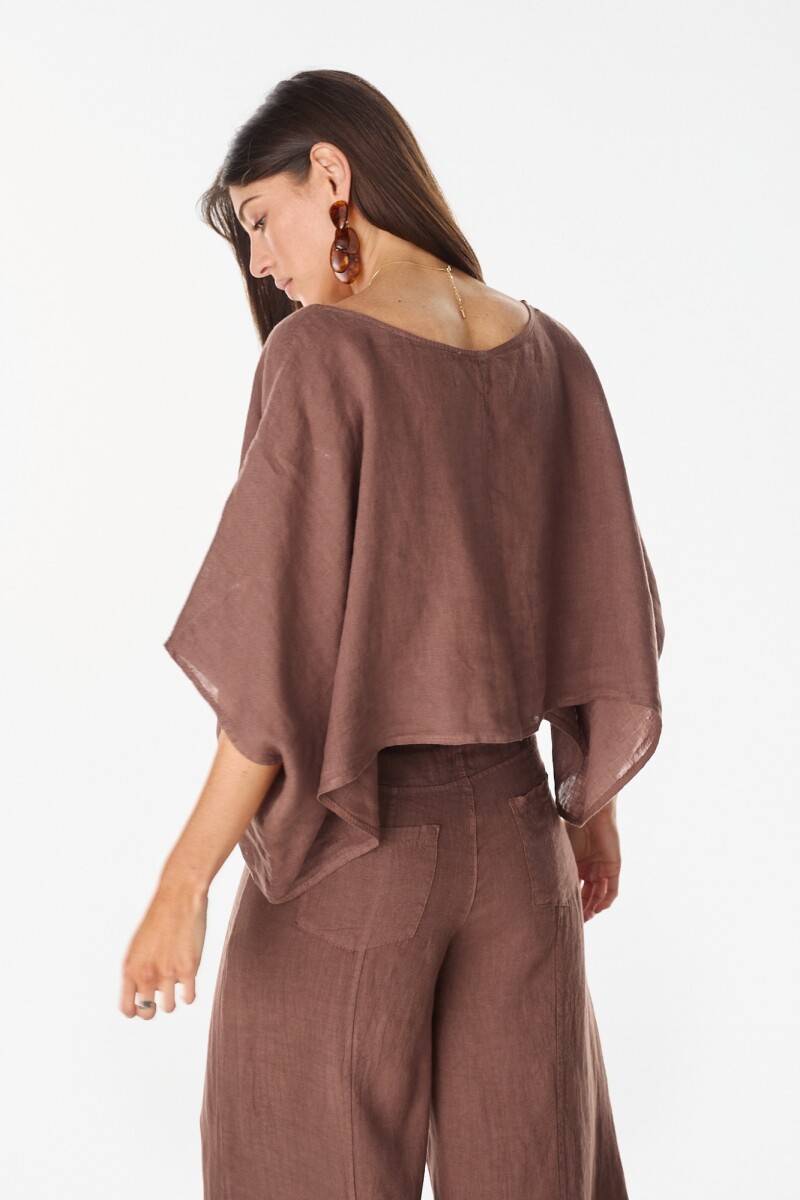 Blusa Beach Chocolate