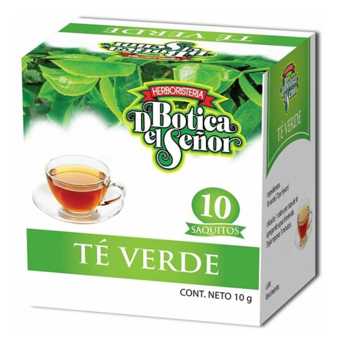 Té en sobres Botica del señor Verde x10