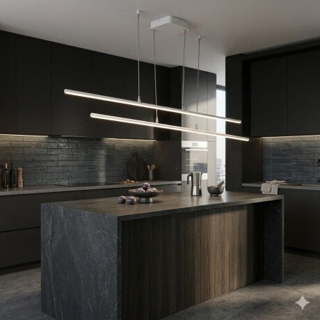 Colgante led lineal doble color blanco 36w Dimerizable Colgante led lineal doble color blanco 36w Dimerizable