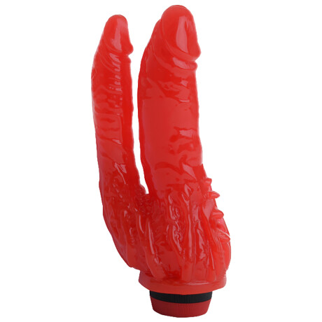 Vibrador Doble Placer Rojo