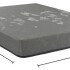Colchón 2 Plaza Espuma Alta Densidad 19 Cm 120 Kg Kappesberg Gris 1