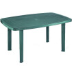 Mesa Faro rectangular pvc verde Mesa Faro rectangular pvc verde
