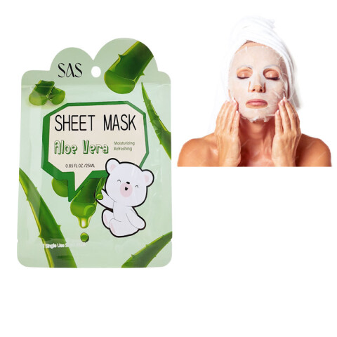 Mascarilla facial hidratante de aloe vera Mascarilla Facial Hidratante De Aloe Vera