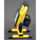 Foco led recargable 30 W AMARILLO