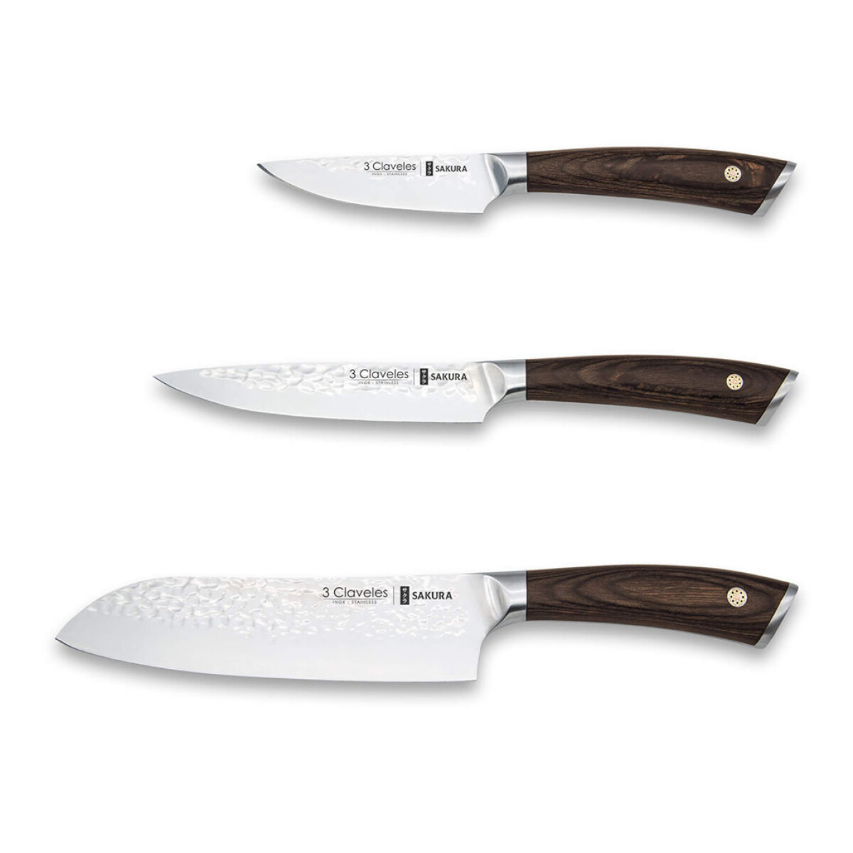 SET 3 CUCHILLO VERDURA/COCINA/SANTOKU SAKURA 3 CLA 