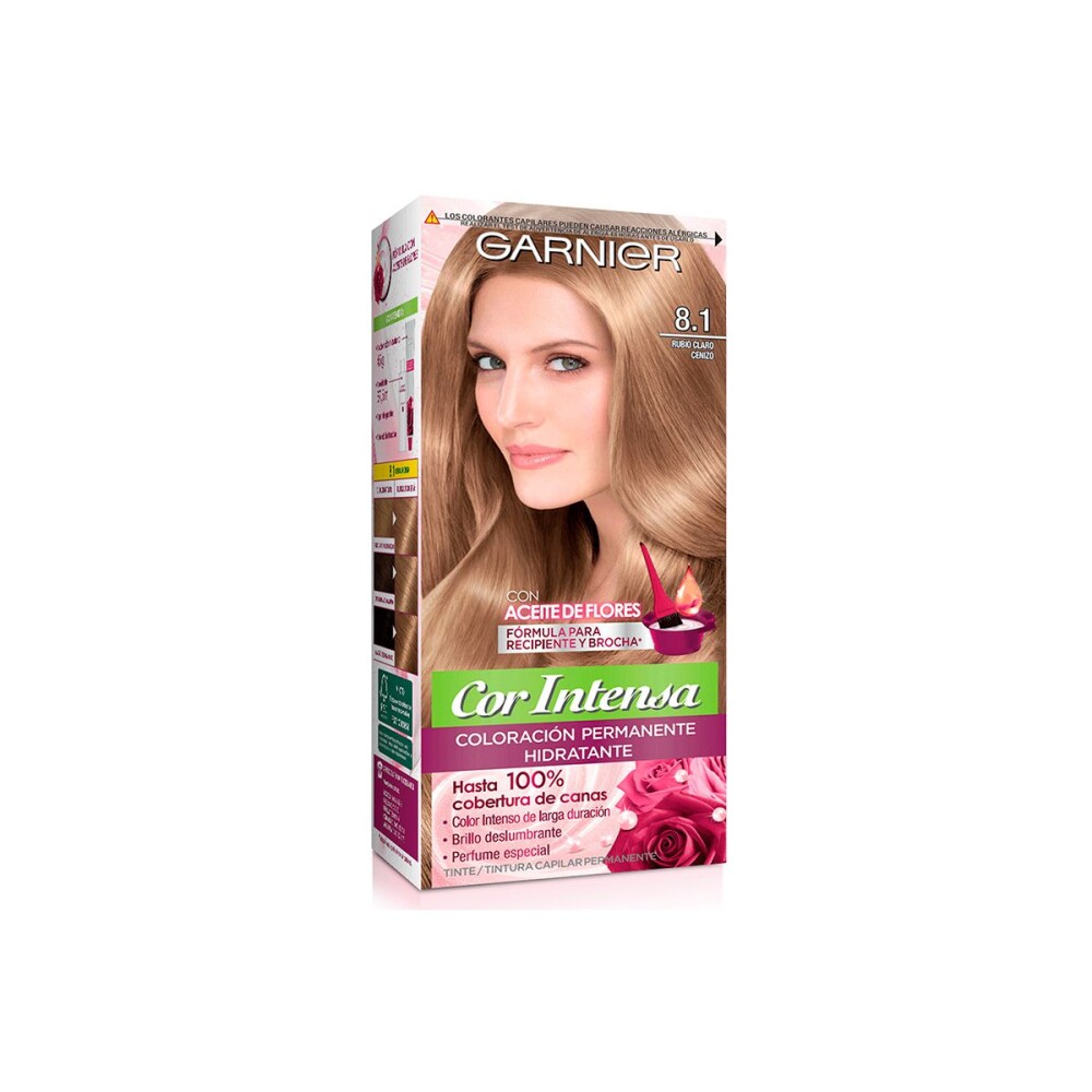COLOR INTENSO 8.1 RUBIO CLARO CENIZA UN única
