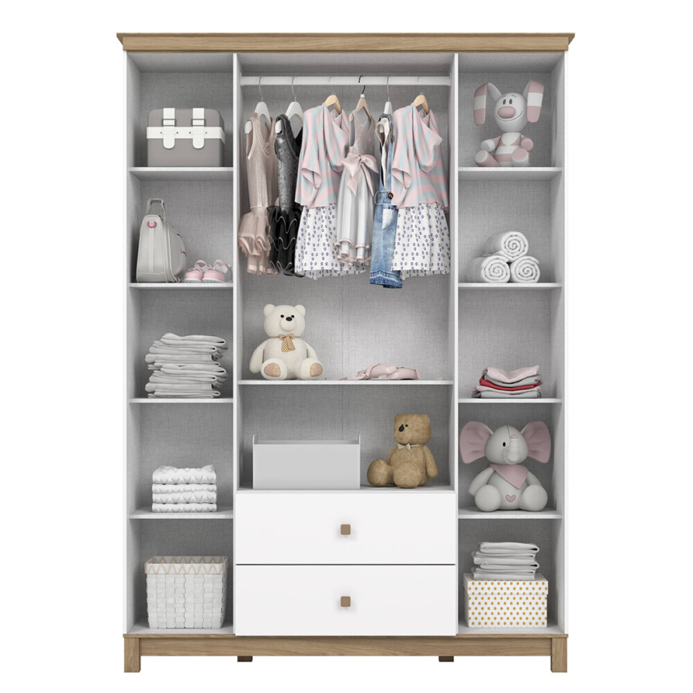 ROPERO 4 PUERTAS 2 CAJONES GUARDARROPA ARMARIO PLACARD CLOSET - INFANTIL ROPERO 4 PUERTAS 2 CAJONES GUARDARROPA ARMARIO PLACARD CLOSET - INFANTIL