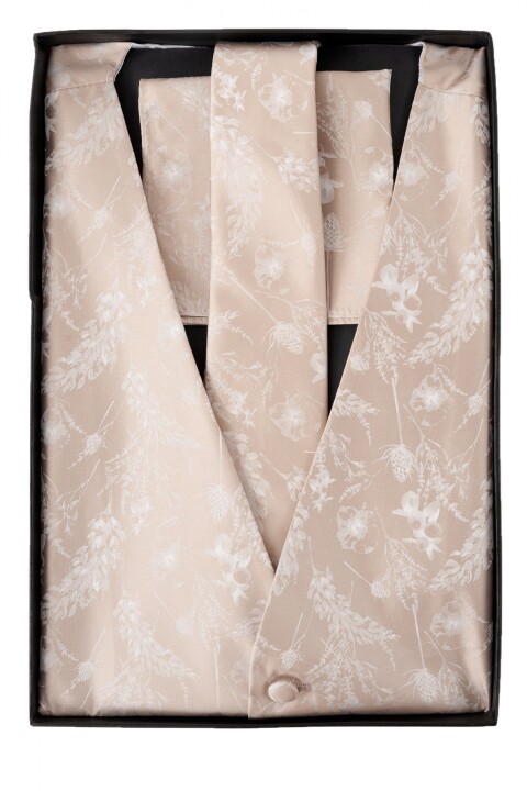 Set Chaleco Ceremonia CHAMPAGNE