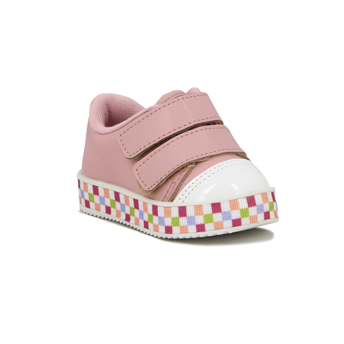 Molekinha Zapato Casual Con Velcro Lila - Rosa Claro 
