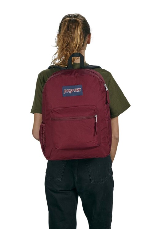 MOCHILA JANSPORT CROSS TOWN RUSSET RED