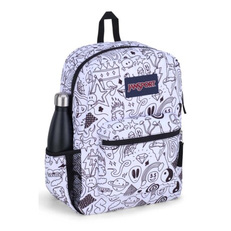 Mochila Escolar Jansport Cross Town Original Unisex Urbana Broken Broadcast