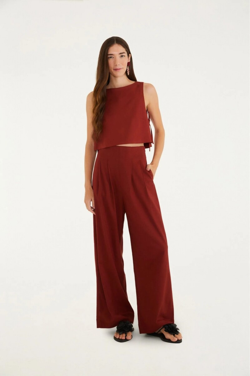 PANTALÓN RELAXED Marron