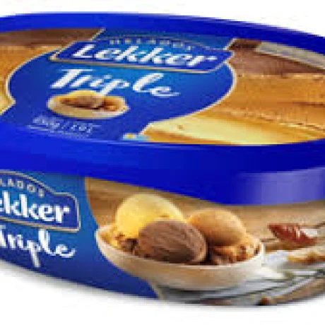 HELADO LEKKER 900ML TRIPLE SAMBAYON DULCE DE LECHE CHOCO HELADO LEKKER 900ML TRIPLE SAMBAYON DULCE DE LECHE CHOCO