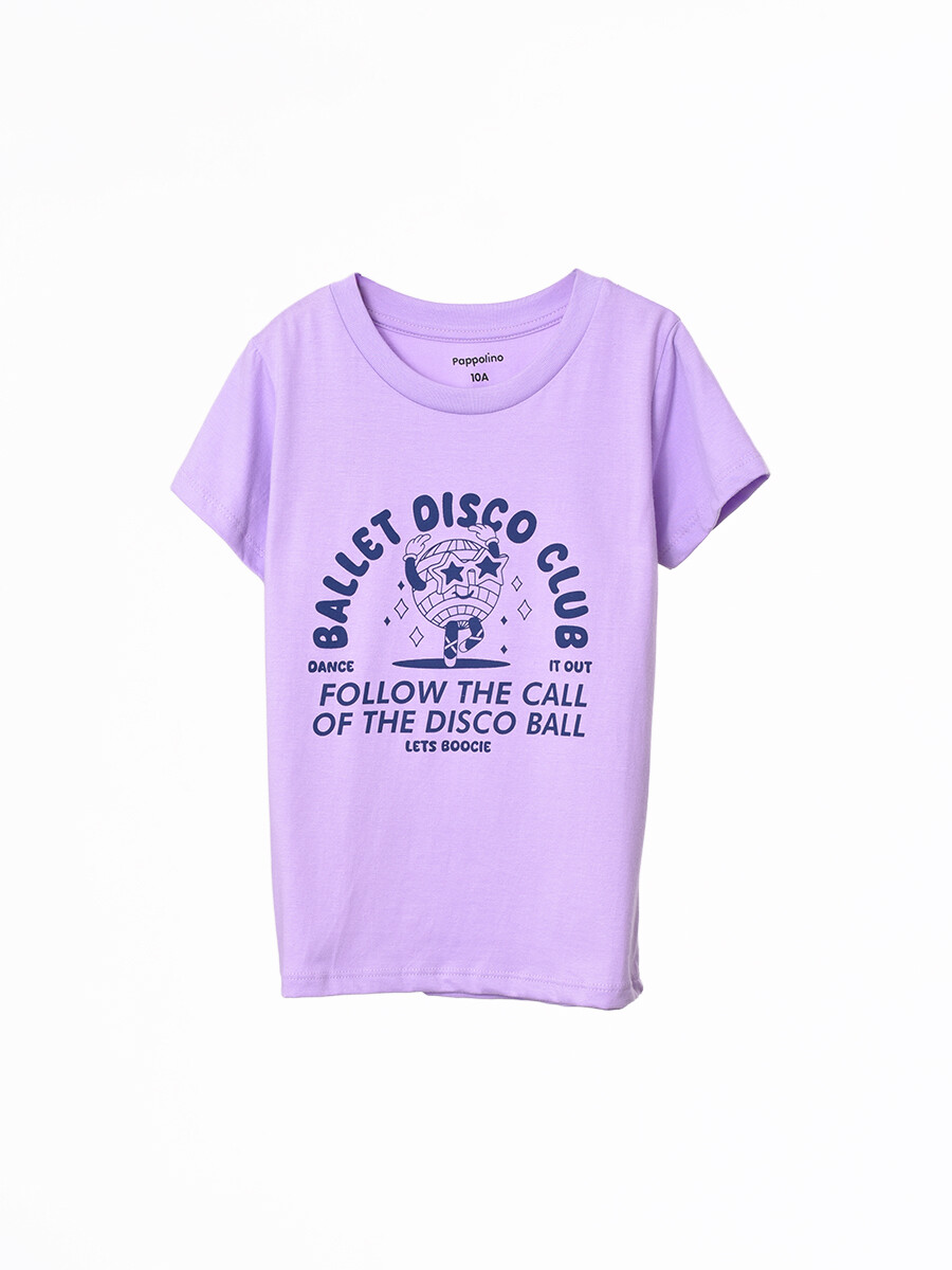 REMERA ESTAMPADA - LILA 